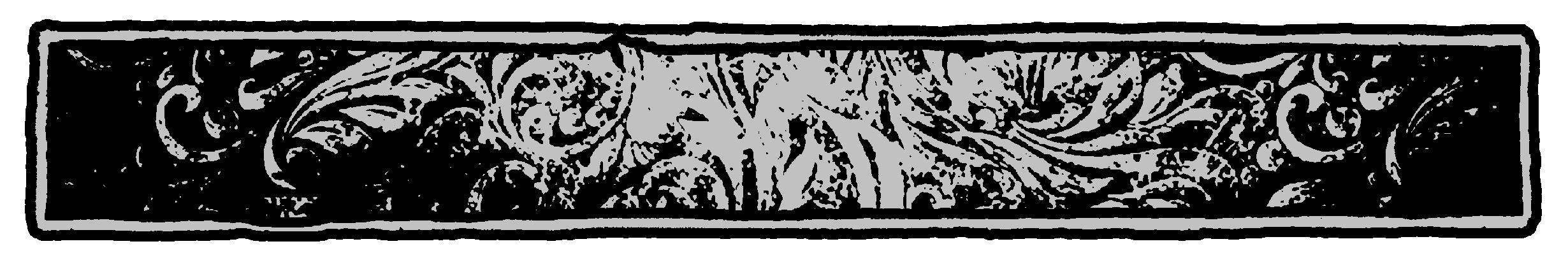 Decorative accent image with engraved pattern